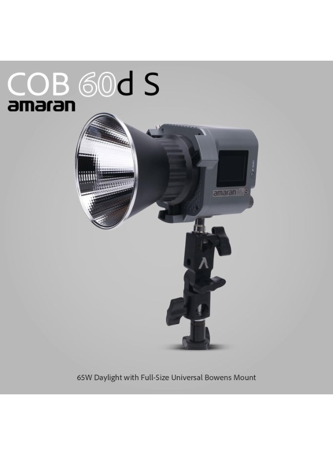 أبتشر ضوء أحادي LED نهاري Aputure amaran COB 60d S  أو يمكن كتابته بشكل أوضح بالعربية: - Image 4